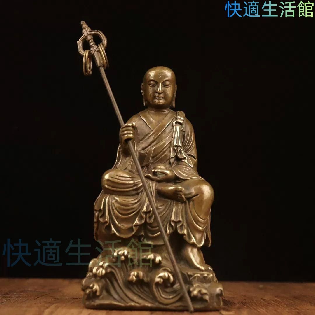 人気 新品 人気 新品 地蔵 菩薩 観音 銅製 仏像 彫刻 置物 開運 風水 gyp622