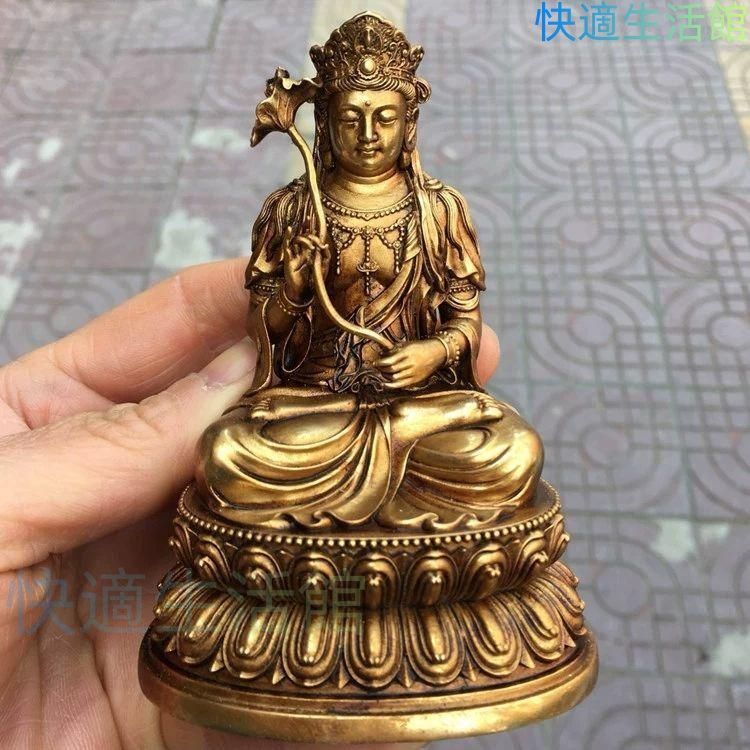 人気 新品 人気 新品 地蔵 大勢至菩薩 観音 銅製 仏像 彫刻 置物 開運 風水 gyp622