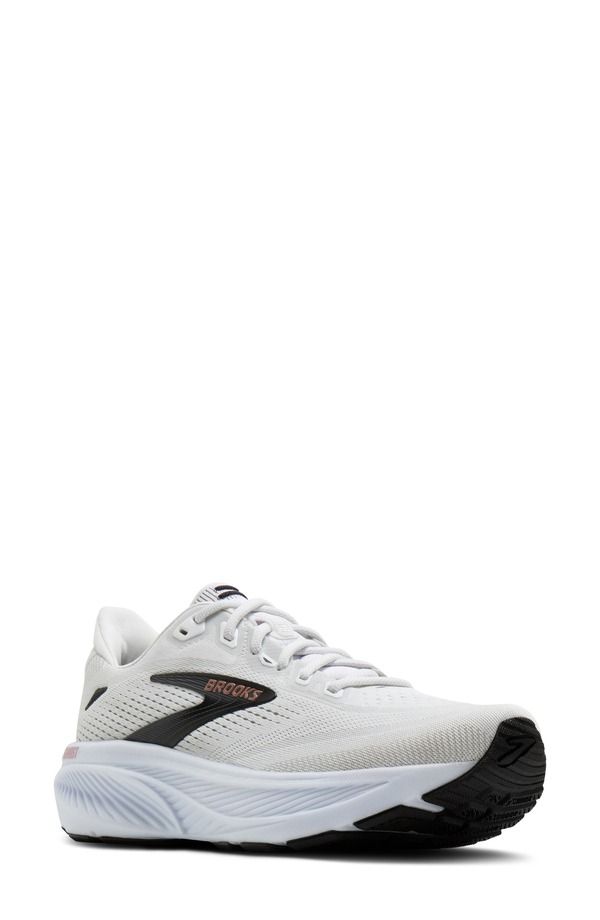 ブルックス レディース シューズ スニーカー Brooks Ghost 18 Running Shoe White Black Rose Gold ホワイト