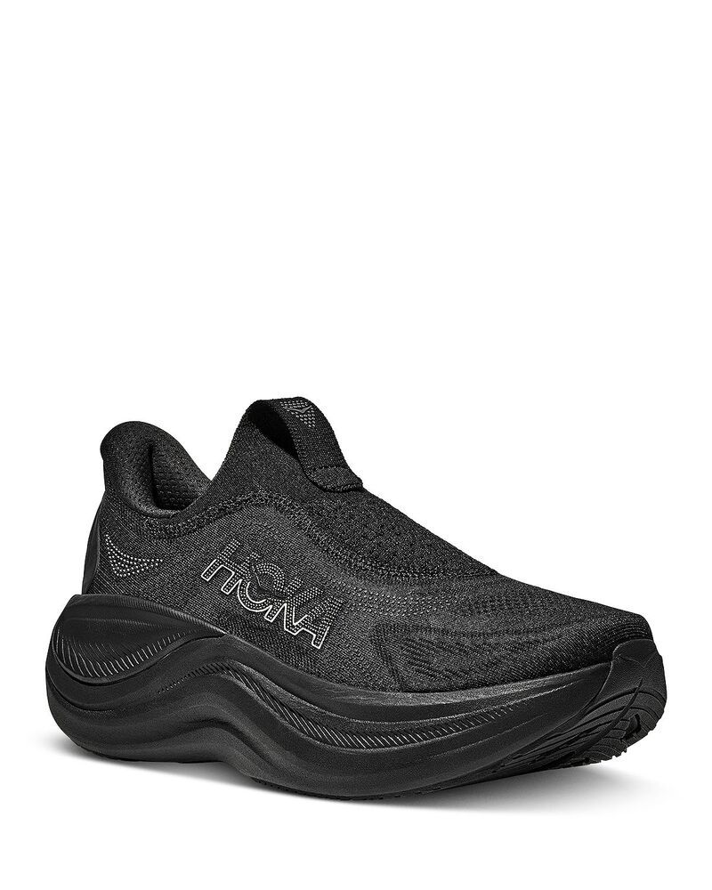 ホカオネオネ レディース シューズ スニーカー HOKA Womenskyward Slip On Sneakers BlackBlack ブラック