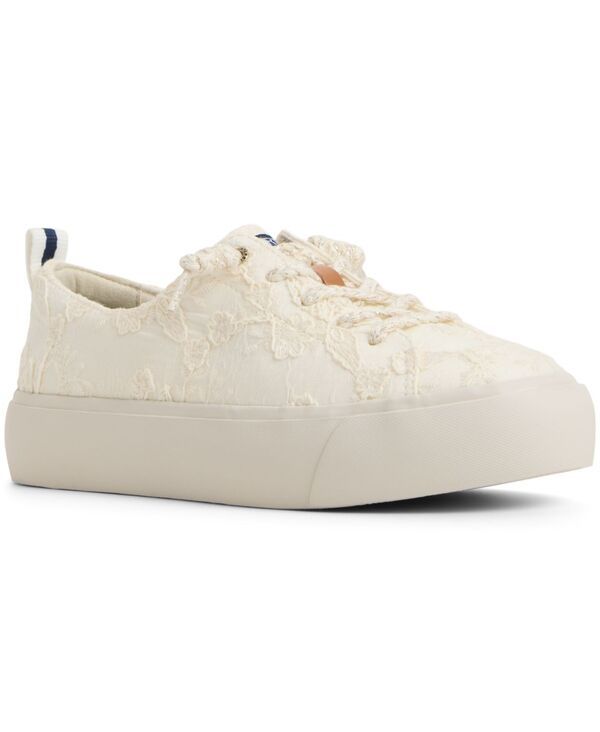 スペリー レディース シューズ スニーカー レース Sperry Womens Cove LaceUp Sneakers Cream クリーム