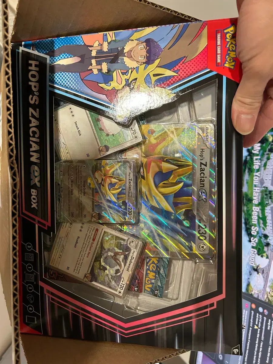 ポケモン Hop's Zacian ex box 北米版
