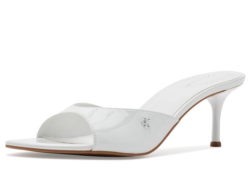 カルバンクライン レディース シューズ スニーカー Calvin Klein Vixie White Patent ホワイト