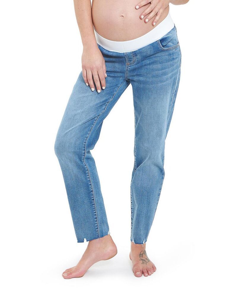ライプマタニティ レディース ボトムス デニムパンツ ヴィンテージ Ripe Maternity Jamie Raw Edge Jean in Vintage Wash Vintage Wash