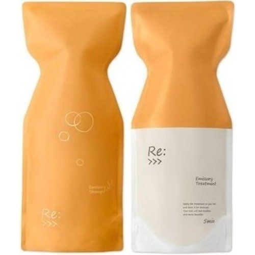 ADJUVANT アジュバン リ:エミサリーシャンプーR 600ml & トリートメントR 600g 詰替用セット
