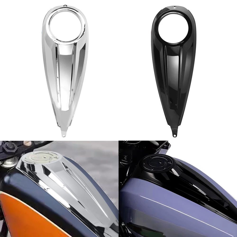 MOTORCYCLE OIL GAS COVER CAP SMOOTH DASH FUEL TANK CONSOLE TRIM PANEL PLASTIC HARLEY STREET GLIDE CVO ROAD GLIDE 2023-2024