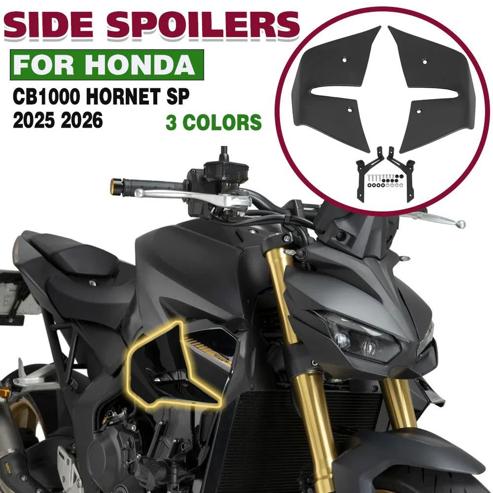 CB1000 SIDE DOWNFORCE SPOILER FAIRING WINGLET HONDA CB 1000 HORNET SP 2025 2026 MOTORCYCLE NAKED FRONT AERODYNAMIC WIND WING
