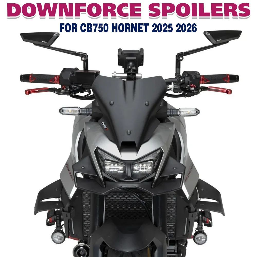 CB750 MOTORCYCLE SIDE DOWNFORCE SPOILER FAIRING WINGLET HONDA HORNET 2025 2026 NAKED SIDE FRONT AERODYNAMIC WIND WING