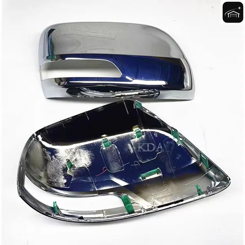 メッキ加工済み左右リアミラーカバーシェル トヨタ ランドクルーザー LC200 2008 2009-2021 ランドクルーザー プラド FJ150 2010-2021
