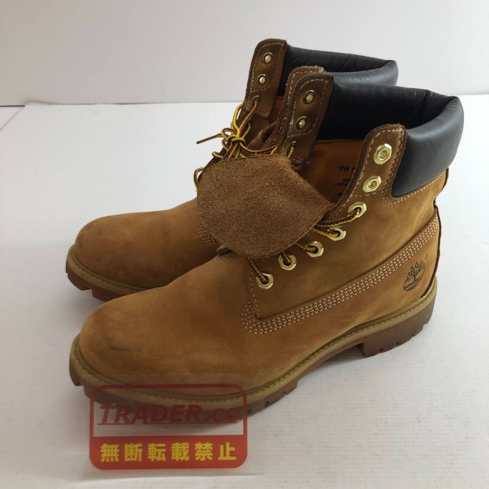 04w7405∞※【中古】 Timberland ティンバーランド 6インチ プレミアム ウォータープルーフ ブーツ 10061 ウィート 27cm 【八王子店】