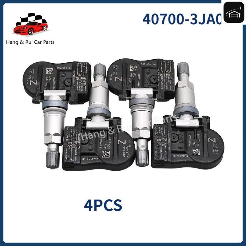 40700-3JA0A 4個入り INFINITI Q50 Q60 QX50 QX56 QX60 NISSAN MURANO PATHFINDER 433MHZ TPMSセンサー タイヤ空気圧センサー 407003JA0A