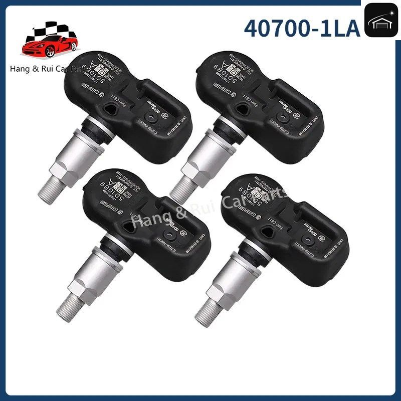 407001LA0C タイヤ空気圧センサー 4個セット PMV-C811 INFINITI EX35 FX37 FX50 M56 Q40 QX70 NISSAN 370Z LEAF TPMS 315MHZ 40700-1LA0C
