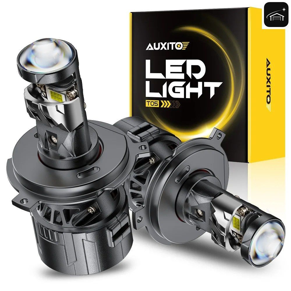 2個入りターボH4 LED CANBUSエラーなしプロジェクターヘッドライト9003ハイ/ロービームランプジープコンパスレネゲードメルセデスW124