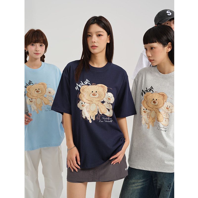 【男女兼用】リトルベアプリント オーバーサイズ半袖Tシャツ 6,059円