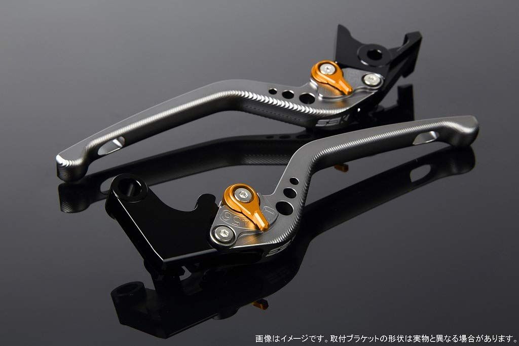 新品 SSK スピードラ アジャストレバーセット 3Dロング レバー本体カラー:マットチタン アジャスターカラー:マットゴールド HONDA ADV150 KF38