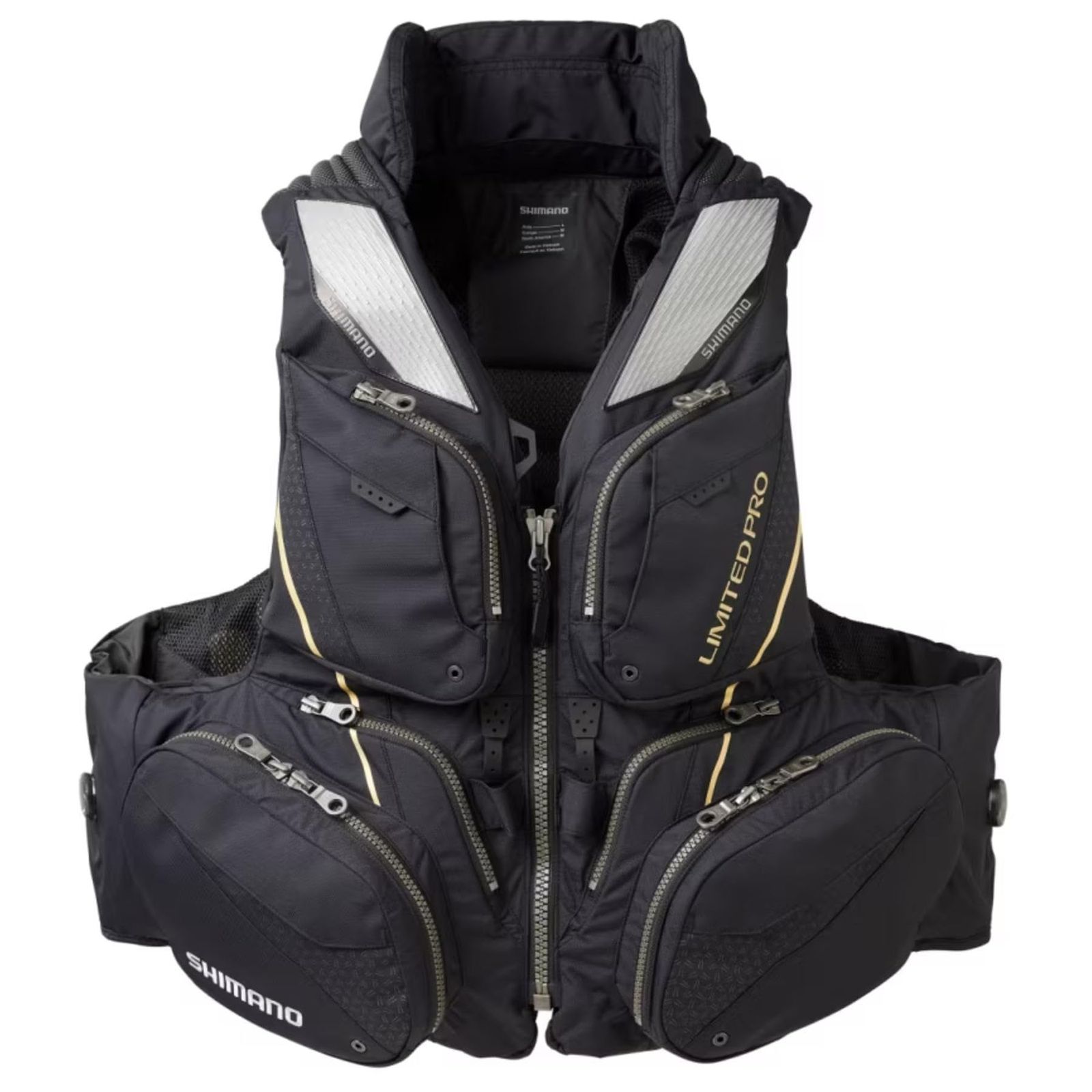 新品 シマノ(SHIMANO) リミテッドプロ フローティングベスト 枕付 VF-130W リミテッドブラック 2XL