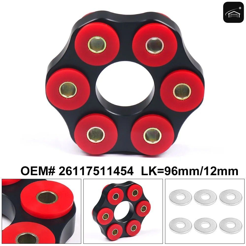 LK=96MM/12MM ポリウレタンフレックスディスクドライブシャフト BMW E30 E36 E46 M3 フレックスディスク