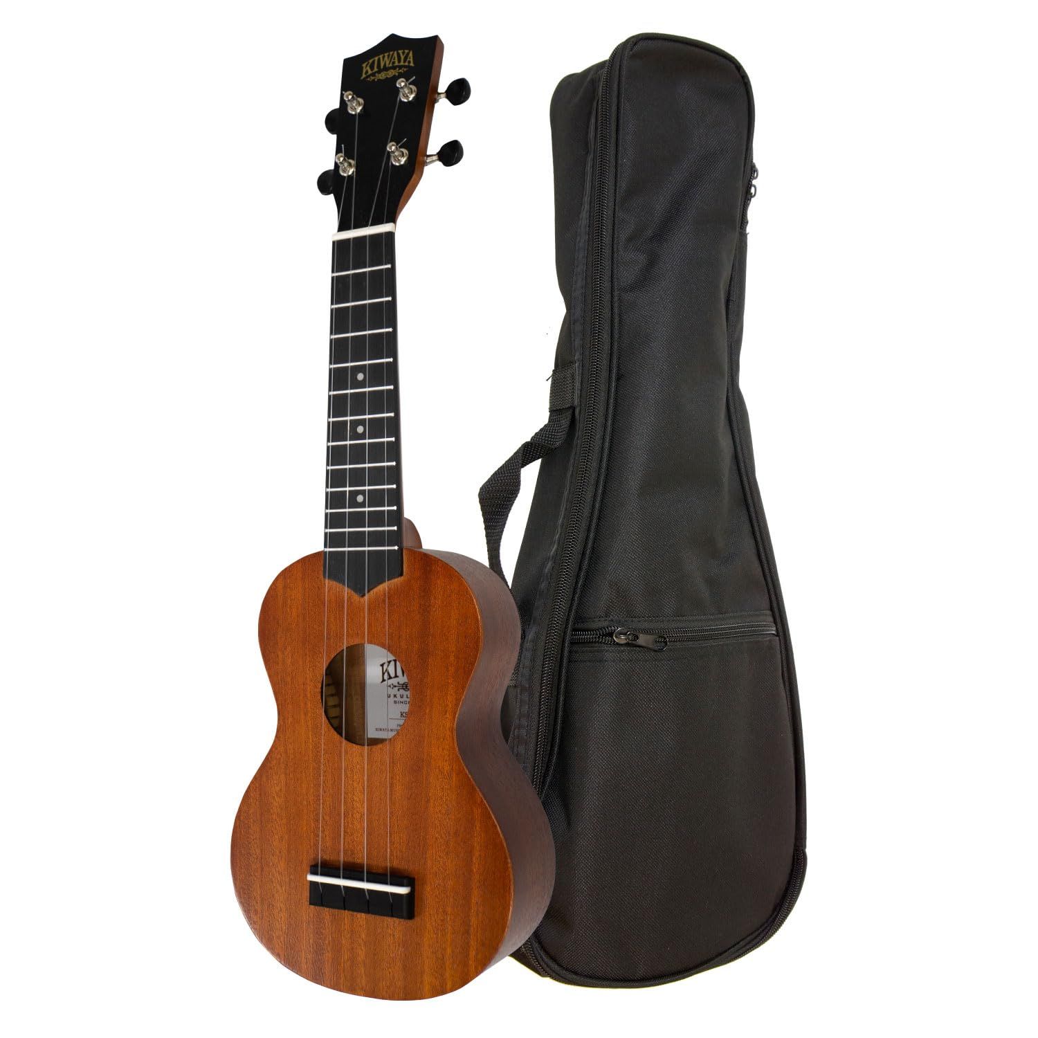 新品 【KIWAYA】 ソプラノウクレレ KSU-1 ソフトケース付(マホガニー材合板)