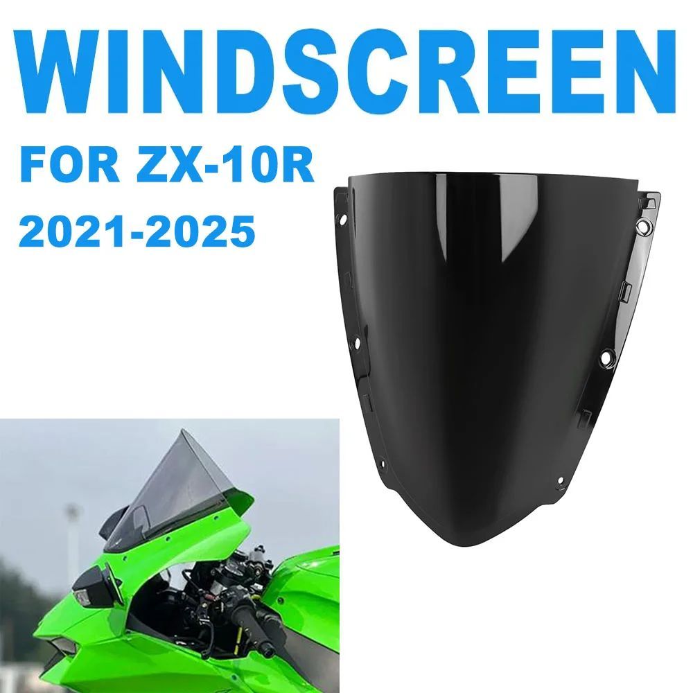 MOTORCYCLE WIND SCREEN VISOR WINDSCREEN FAIRING WINDSHIELD WING