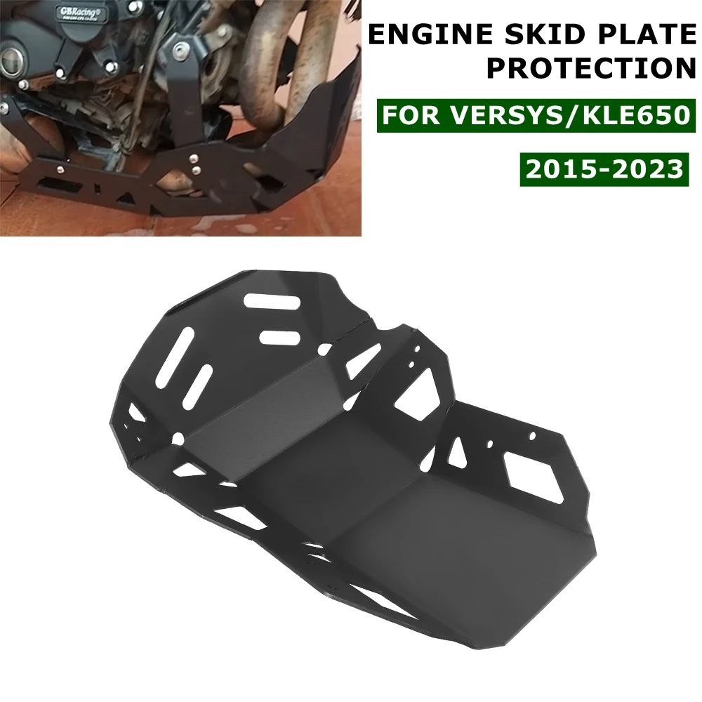 MOTORCYCLE ENGINE GUARD SKID PLATE BELLY PAN CHASSIS PROTECTION GUARD COVER KAWASAKI VERSYS 650 VERSYS650 2015-2022 2023