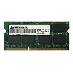 新品 グリーンハウス DDR3 1600MHz対応ノートPC用メモリー 4GB