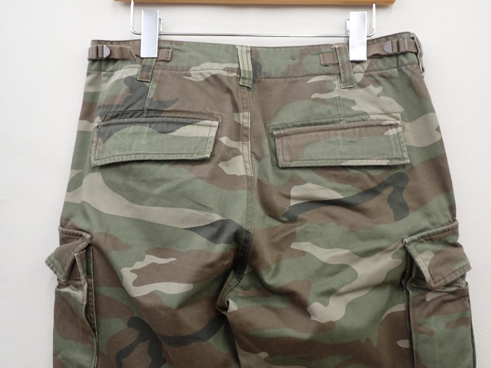 美品:AVIREX.カモフラ カーゴ パンツ L(6166111/ファティーグ パンツ