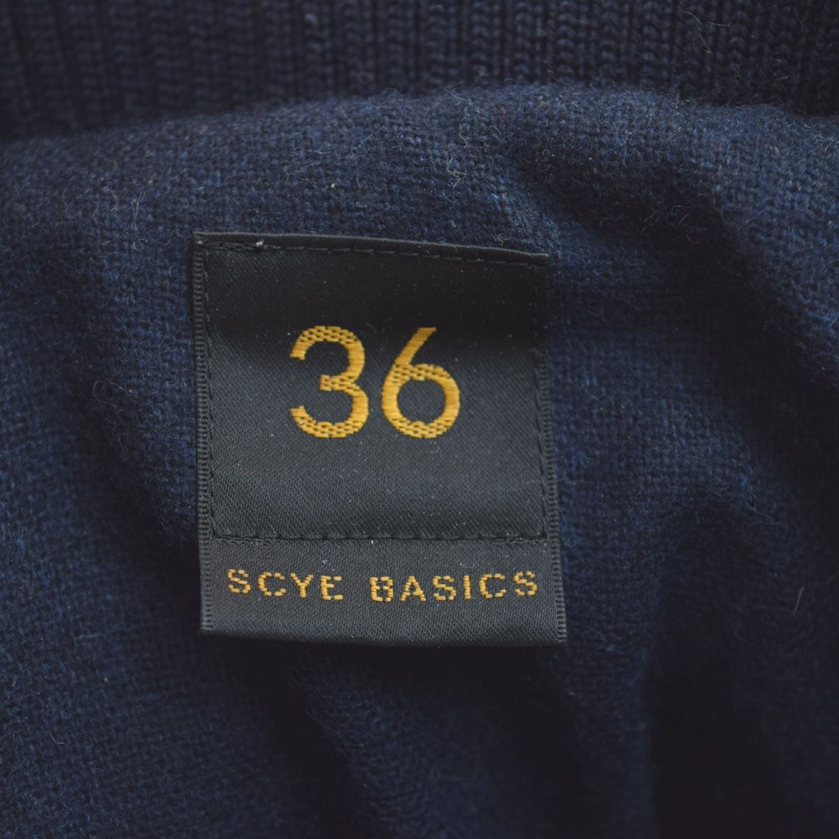 SCYE BASICS サイベーシックス ウールカシミヤメルトンダッフルコート