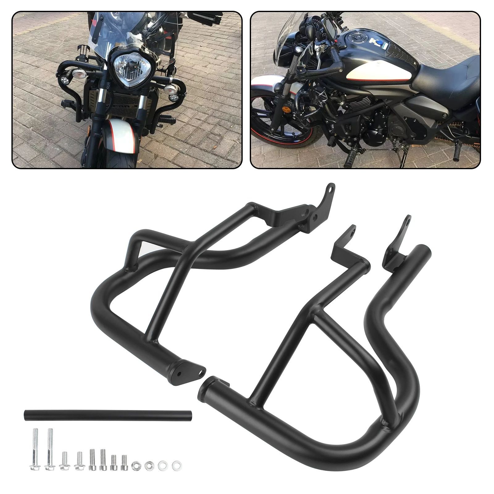 MOTORCYCLE HIGHWAY ENGINE GUARD CRASH BAR FRAME PROTECTOR KAWASAKI VULCAN S 650 VN650 EN650 2015-2024