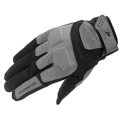 コミネ(KOMINE) バイク用 グローブ GK-2273 アーバンメッシュグローブ Grey Black XLas 0a1c8c36