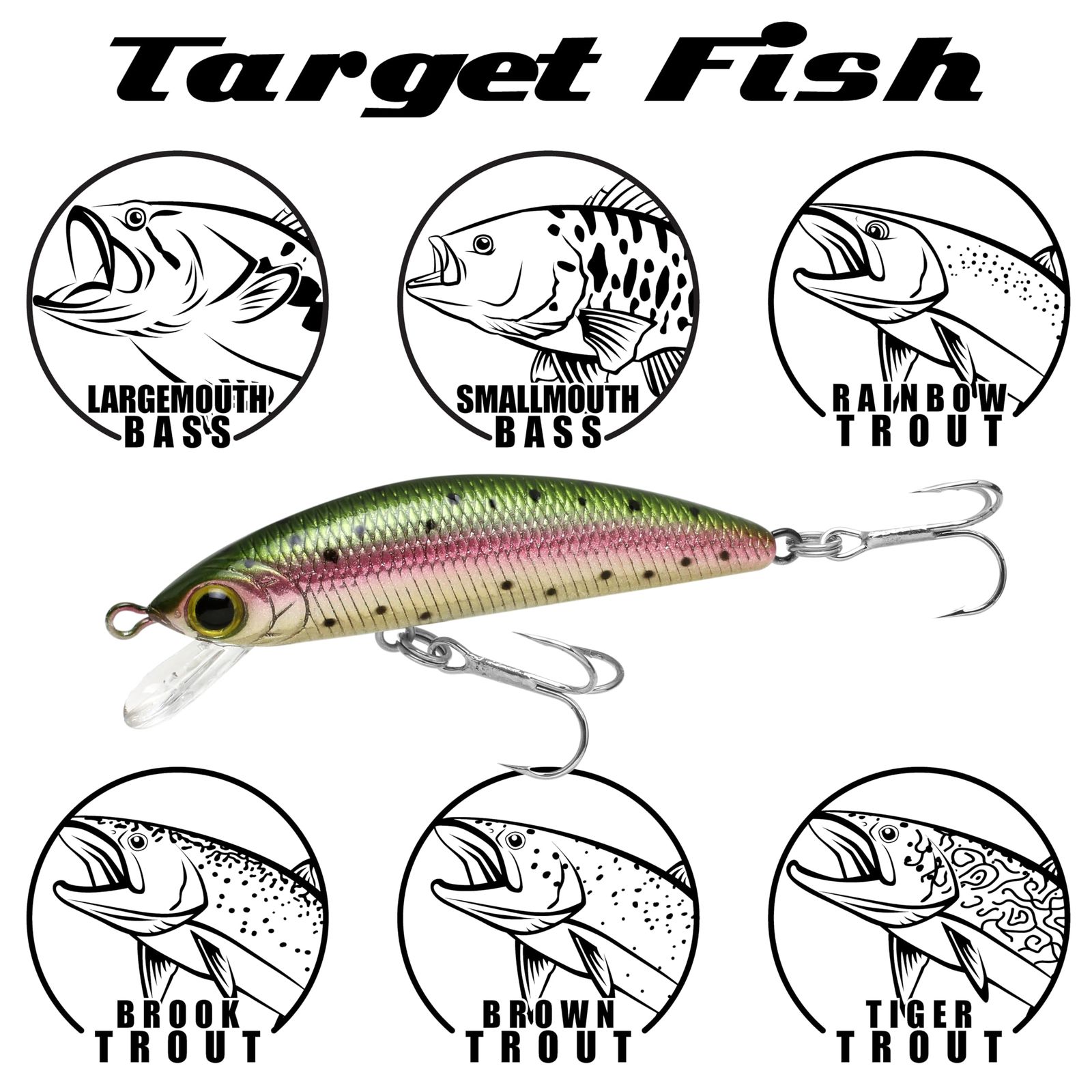 DO-LUCK 35年記念デザインBLASA MINNOW 55㎜　5g 新品 ラッキークラフト(LUCKY CRAFT)ハンプバックミノー50S シンキング