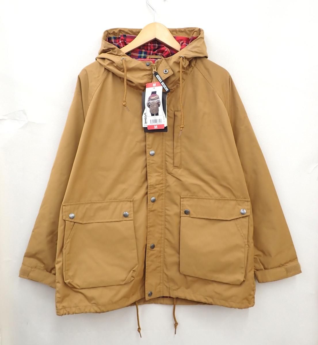 ★8334☆SIERRA DESIGNS シエラデザイン 裏チェック柄 マウンテンパーカー　未使用美品　M