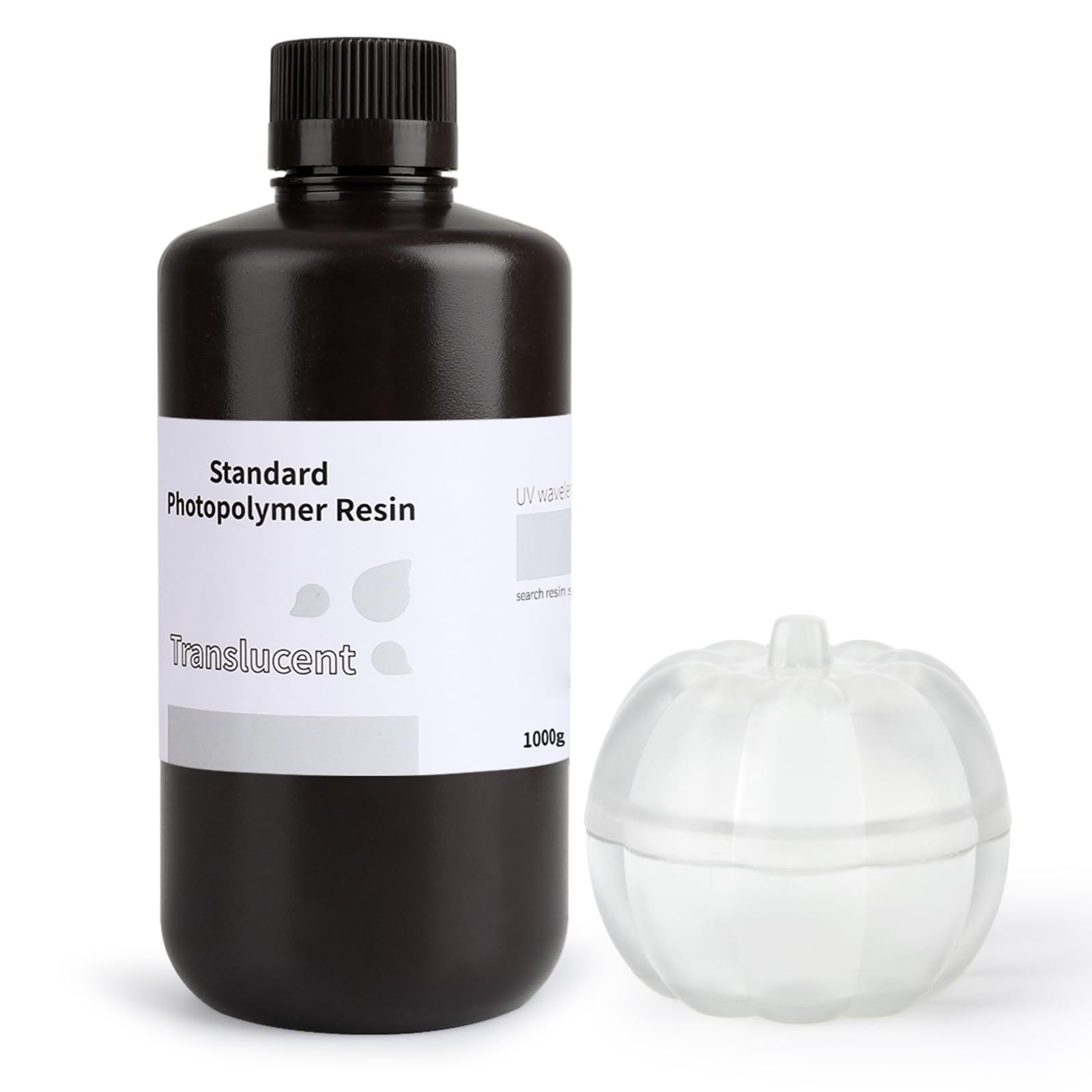 ELEGOO光造形3Dプリンター用UVレジン半透明1000g低収縮高精度光硬化可能樹脂3Dプリンタ向け Amazon.co.jp: ELEGOO 水洗い可能レジン2.0 光造形3Dプリンターレジン 1000g低収縮 高精度 高耐久性 LCD/DLP/SLA 樹脂プリンター用高速硬化フォトポリマー樹脂 395-405nm UV硬化3Dレジン ブラック : 産業・研究開発用品