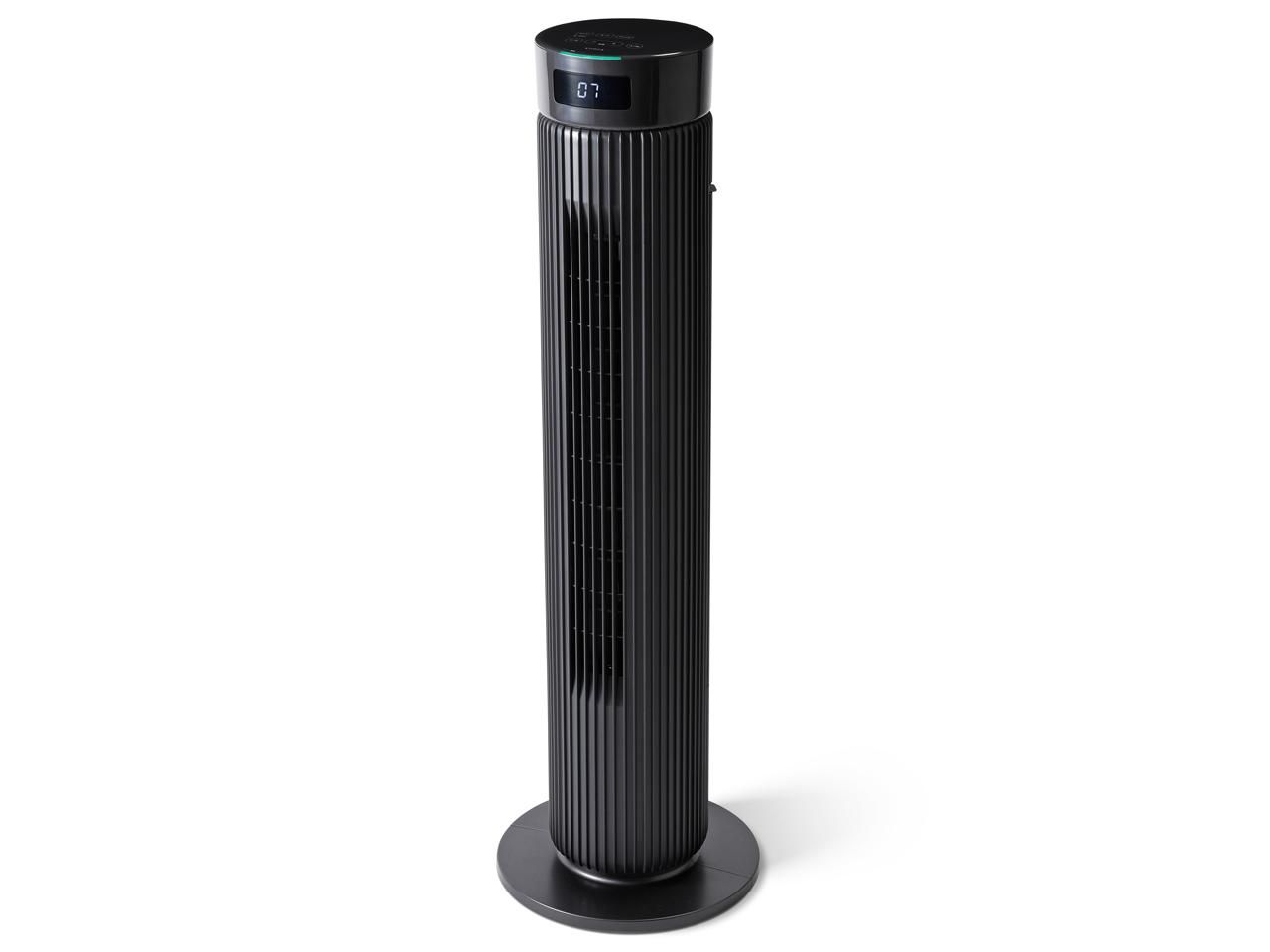【新品・2営業日で発送】SIROCA シロカ SFT151 大風量タワーファン ダークグレー SF-T151HD DCモーター搭載 /リモコン付き