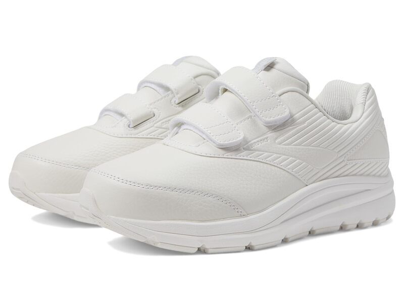ブルックス レディース シューズ スニーカー Brooks Addiction Walker VStrap 2 WhiteWhite ホワイト