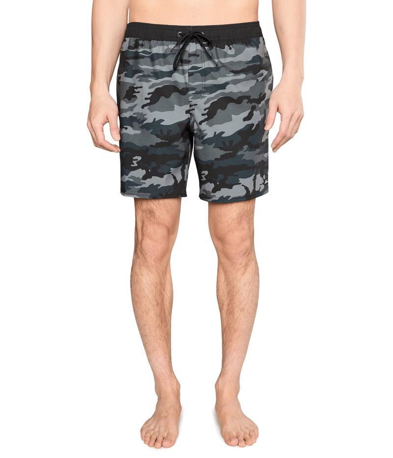 オニール メンズ 水着 ハーフパンツ・ショーツ Oneill Hermosa Ew Lined Trunk 17 Black Camo ブラック