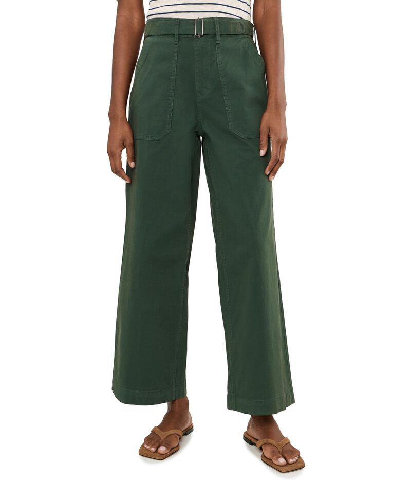 ニックプラスゾーイ レディース ボトムス カジュアルパンツ ワイドレッグ アンクル Niczoe Highland Wide Leg Soft Stretch Belted Ankle Palm
