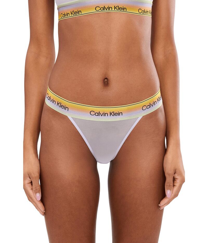 カルバン クライン アンダーウェア レディース パンツ メッシュ Calvin Klein Underwear Icon Mesh String Thong Lafayette Laven