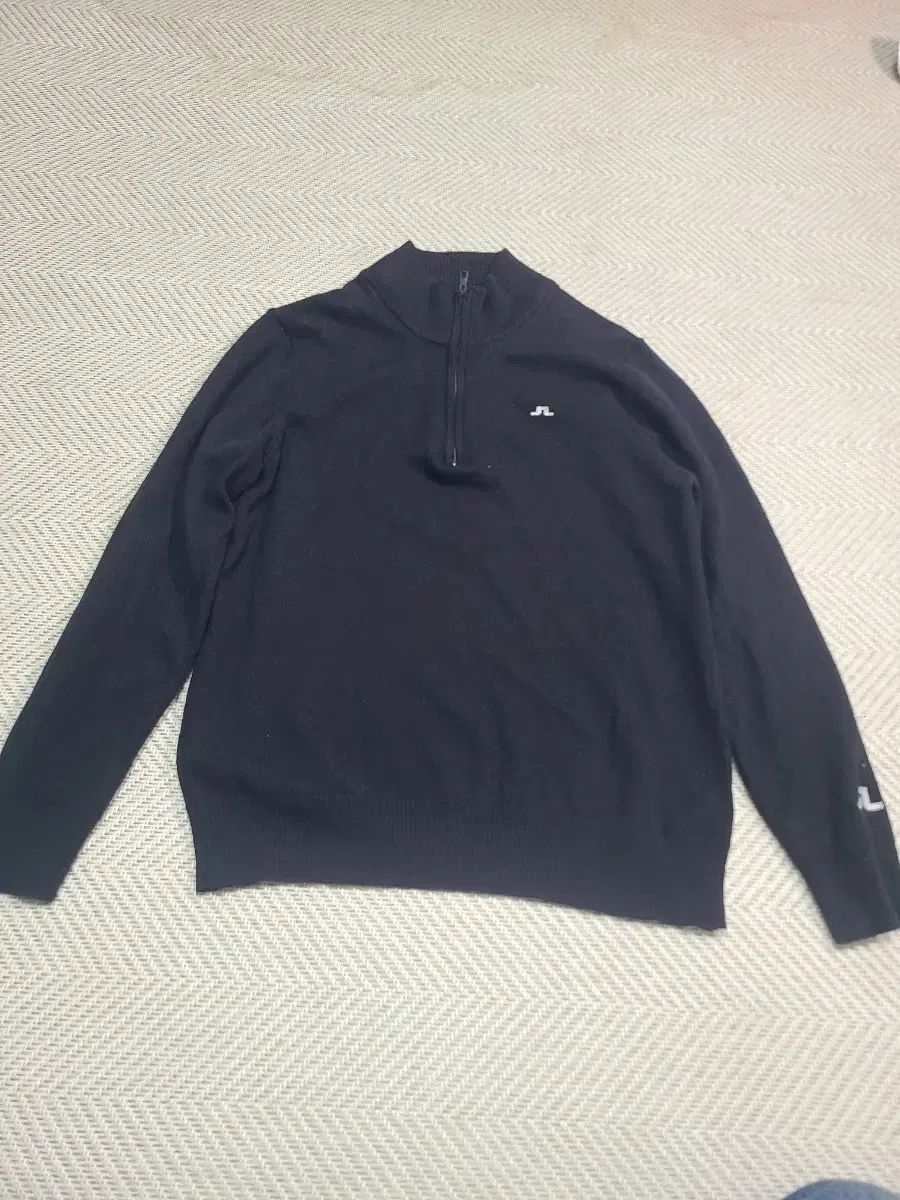 XL)J LINDEBERG ゴルフウェア ジップアップニット