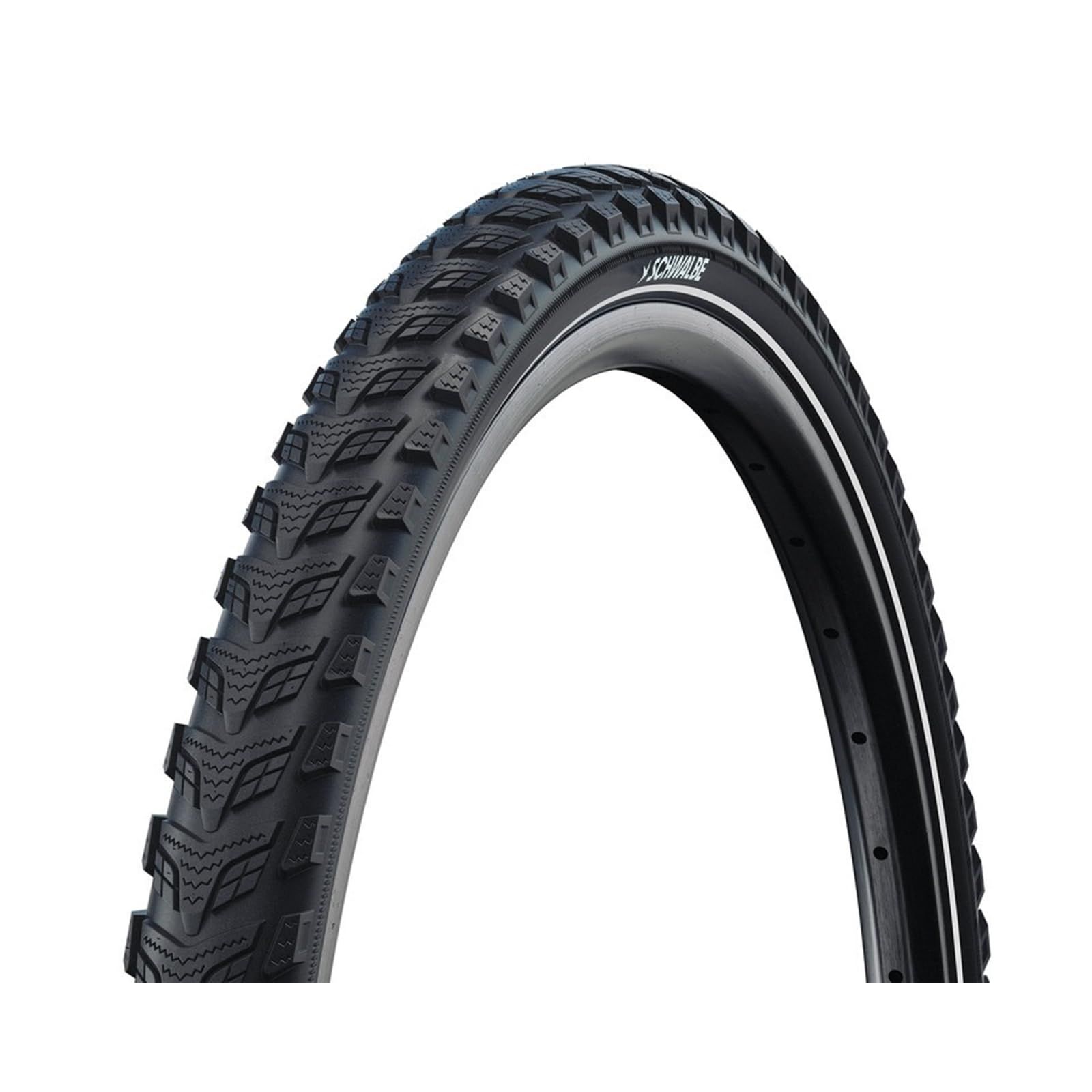 新品 Schwalbe Marathon 365 Performance Line クリンチャー 自転車タイヤ ブラック/リフレックス 26 x 2.00