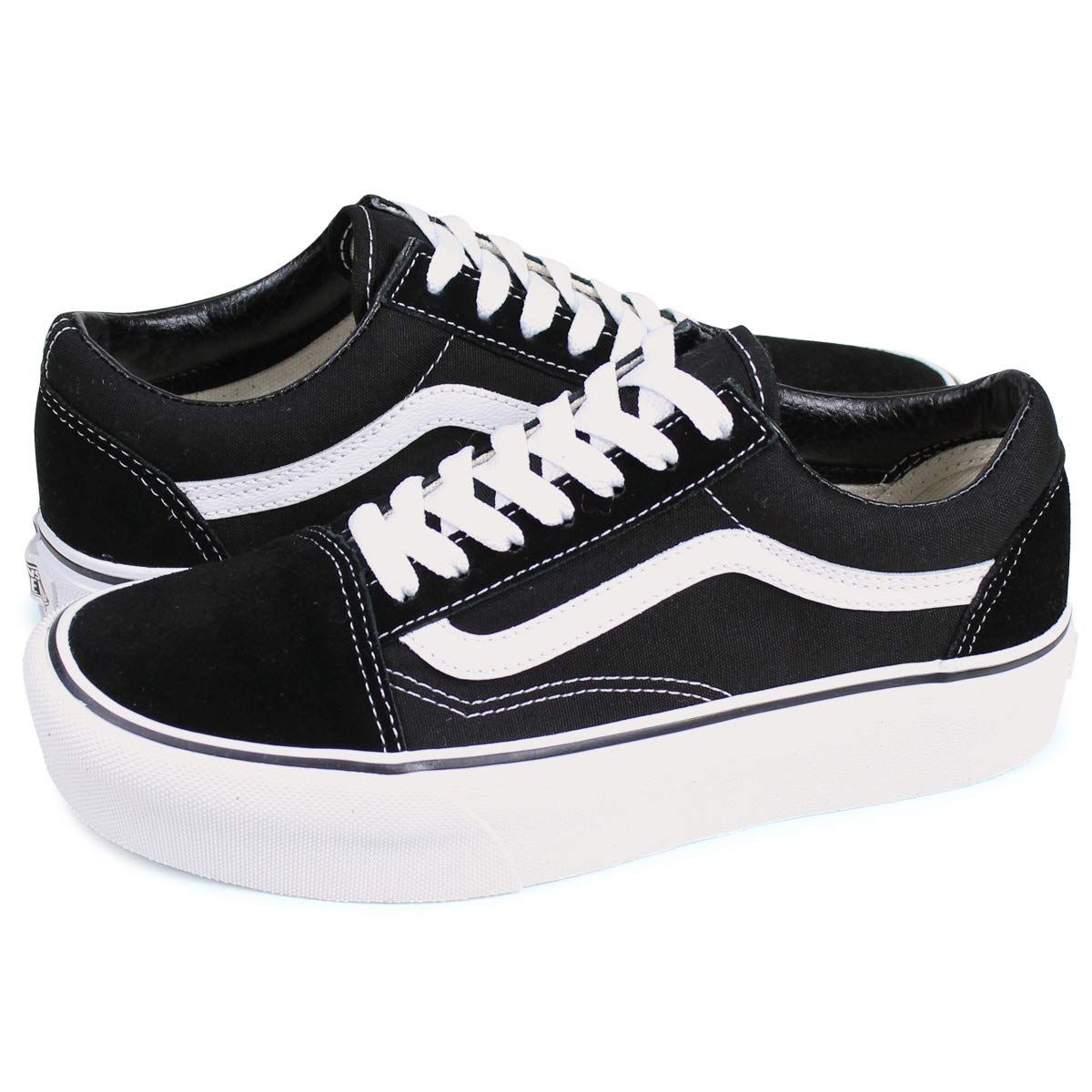 [バンズ] OLD SKOOL PLATFORM PLATFORM BLACK/WHITE vn0a3b3uy28-fba 25.0(7) US [並行輸入品] [ブラック/ホワイト] [25.0 cm]