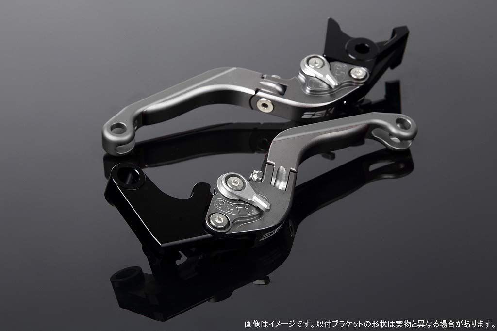 新品 SSK スピードラ アジャストレバーセット 可倒延長式 レバー本体カラー:マットチタン アジャスターカラー:マットシルバー エクステンションカラー:マットチタン YAMAHA XMAX