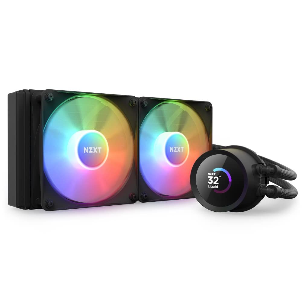 NZXT KRAKEN RGB 240 Black 簡易水冷CPUクーラー RL-KR240-B1 FN1871 [ブラック] [240mm] [KRAKEN RGB]