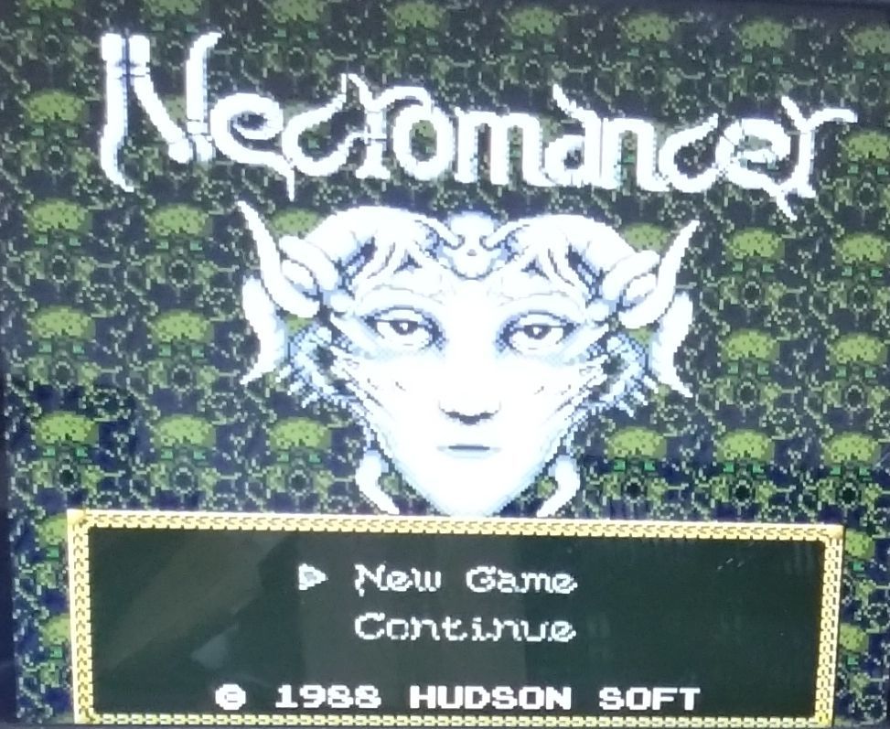 PCエンジン】邪聖剣ネクロマンサー ソフトのみ レトロフリークで初期