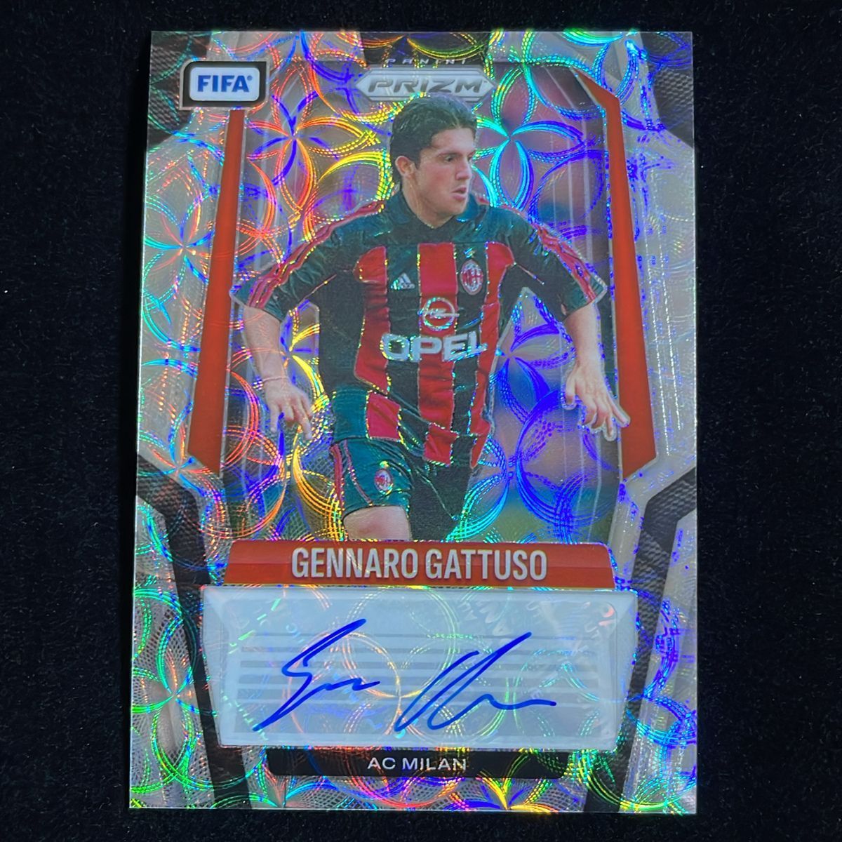 Gennaro Gattuso ジェンナーロ・ガットゥーゾ Panini Prizm FIFA 2025-26 Choice Auto 直筆 サイン AC Milan