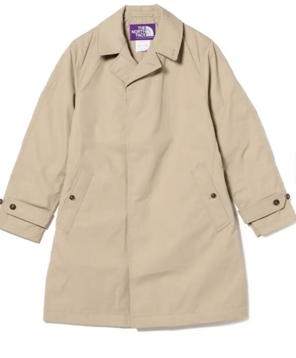 THE NORTH FACE ザノースフェイス パープルラベル トレンチ ステンカラーコート ベージュ XL