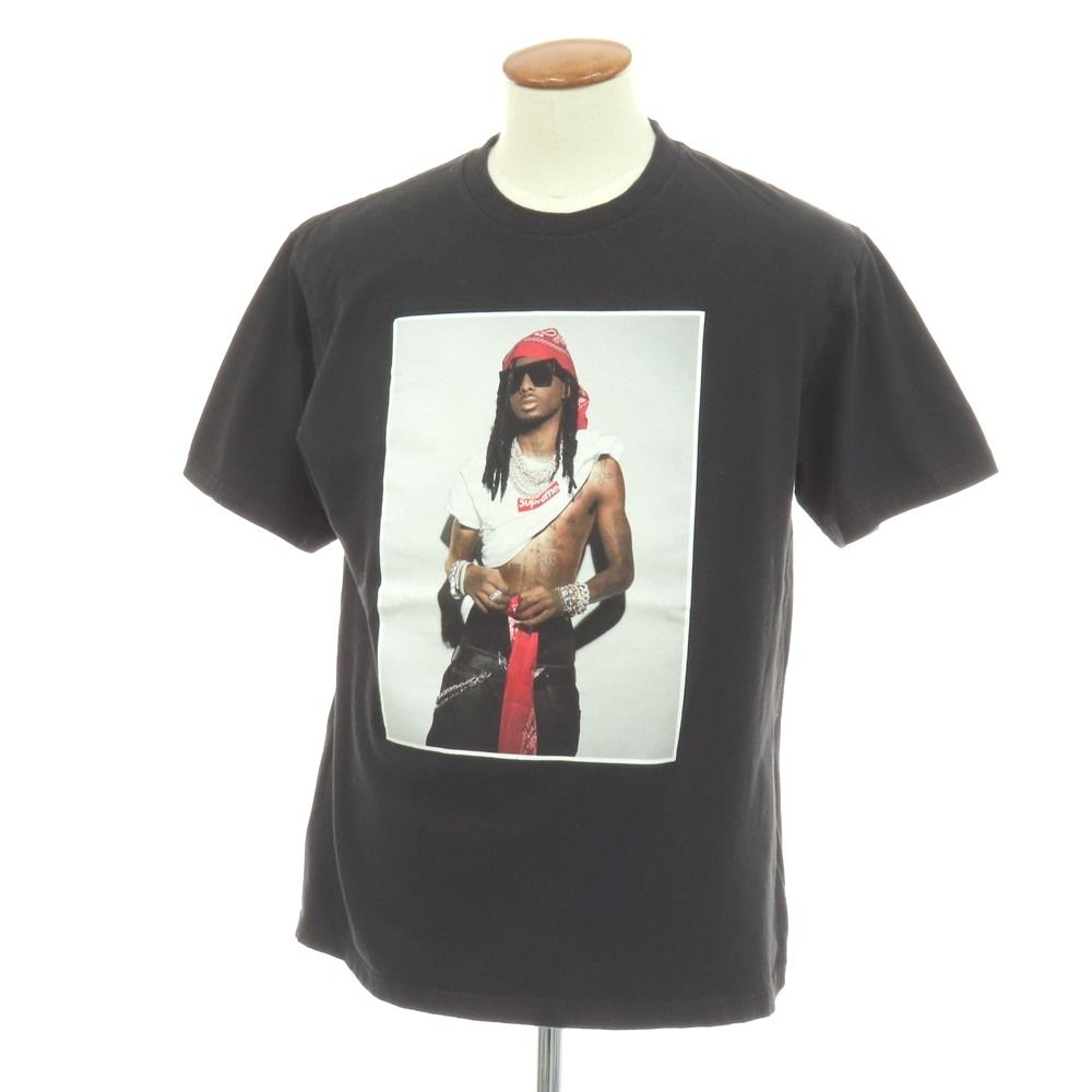 【中古】シュプリーム Supreme 2025年秋冬 Playboi Carti Tee 半袖Ｔシャツ ブラック【サイズM】【メンズ】