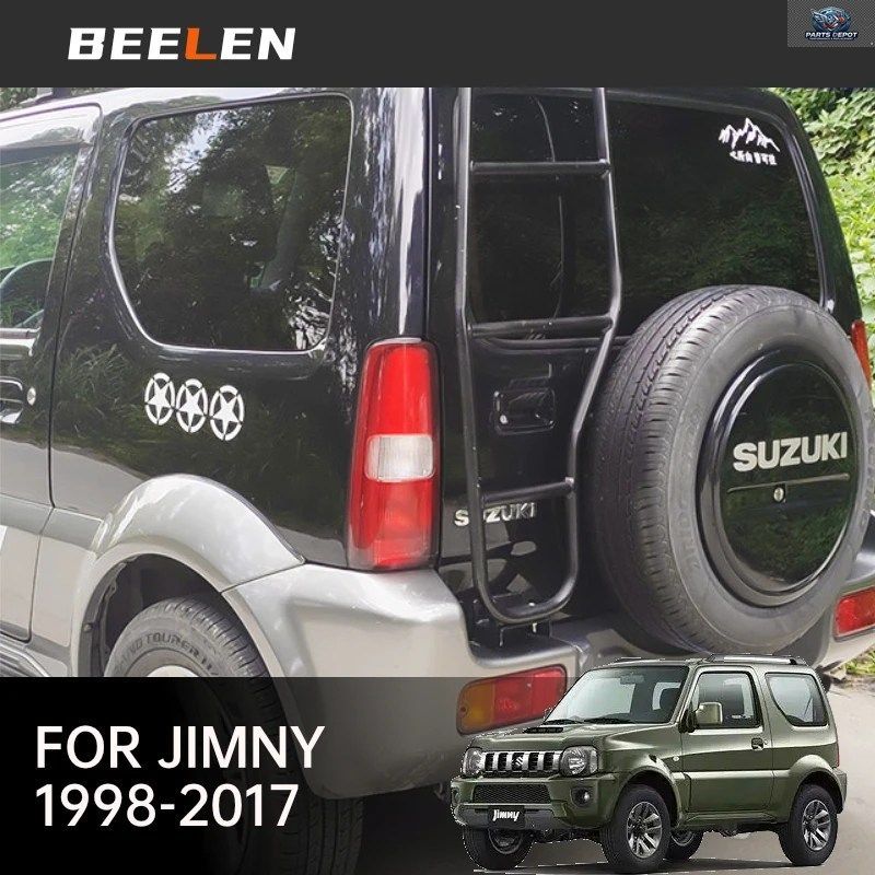 車のリアテールゲートトランクラダー ジムニー JB33 シエラ JB43 1998-2017 エクステリアカー