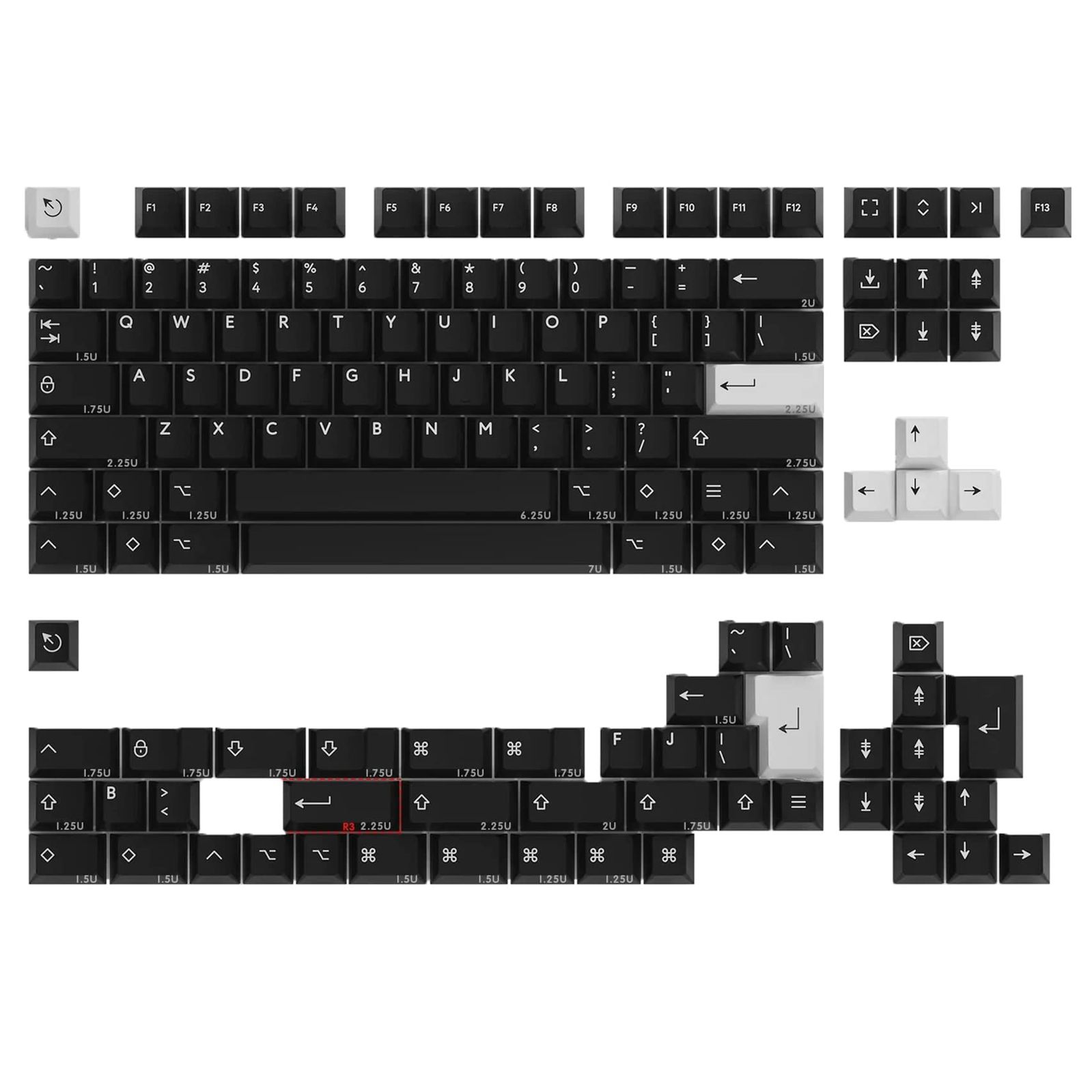 PBTfans Doubleshot WOB - Base Icon キーキャップセット PBTダブルショット 11,322円