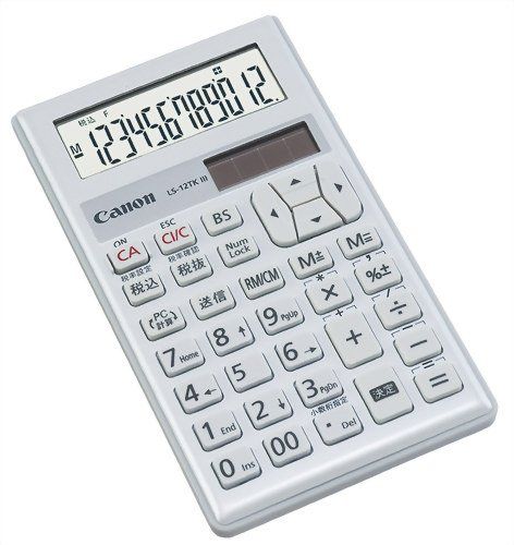 Canon テンキー電卓 LS-12TKIII-S