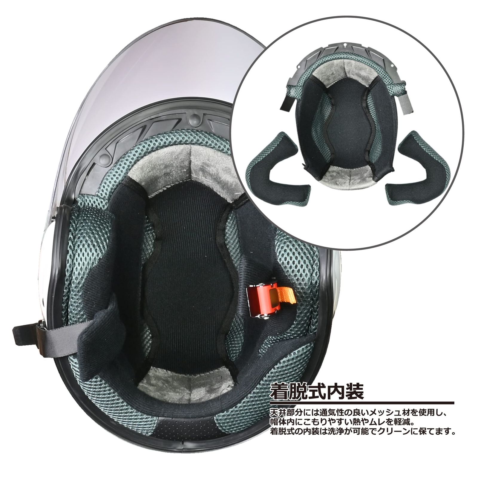 リード工業(LEAD) バイクヘルメット ジェット STRAX ホワイト M SJ-9 - M (頭囲 57cm~58cm未満) [ホワイト] [Mサイズ(57~58cm未満)]